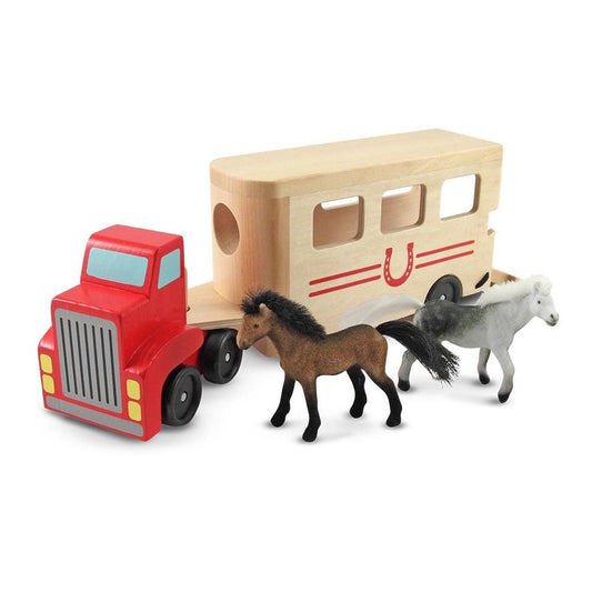 Melissa & Doug Fa jármű Lószállító