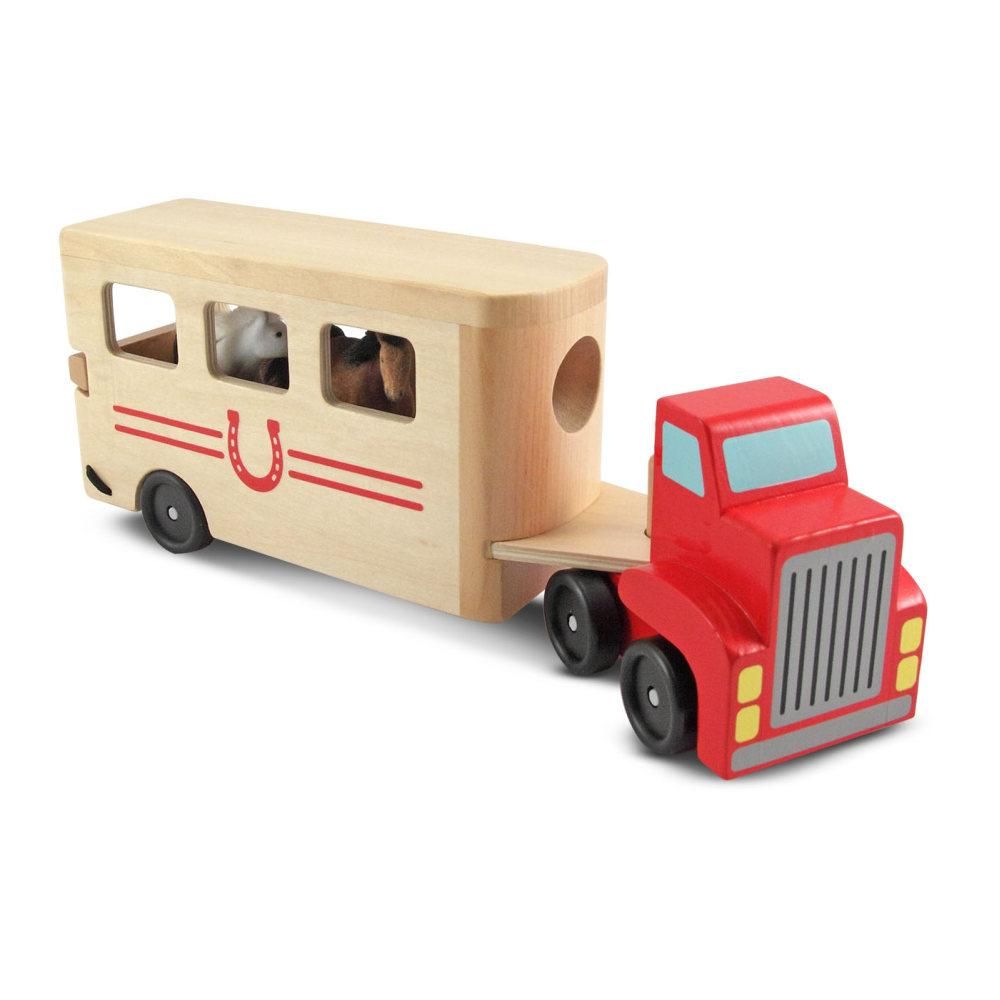 Melissa & Doug Fa jármű Lószállító
