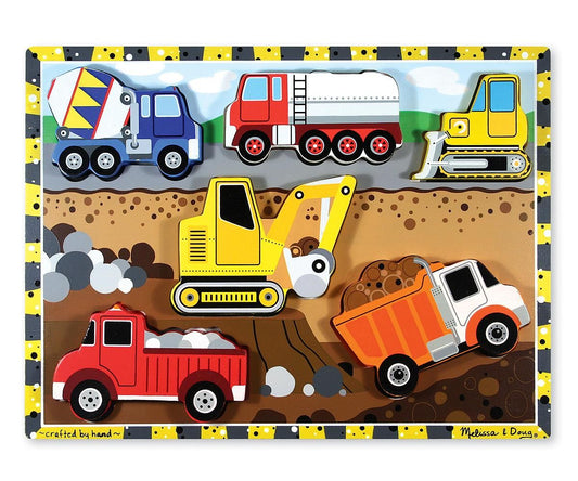 M&D Könnyen megfogható puzzle fából Munkagépek