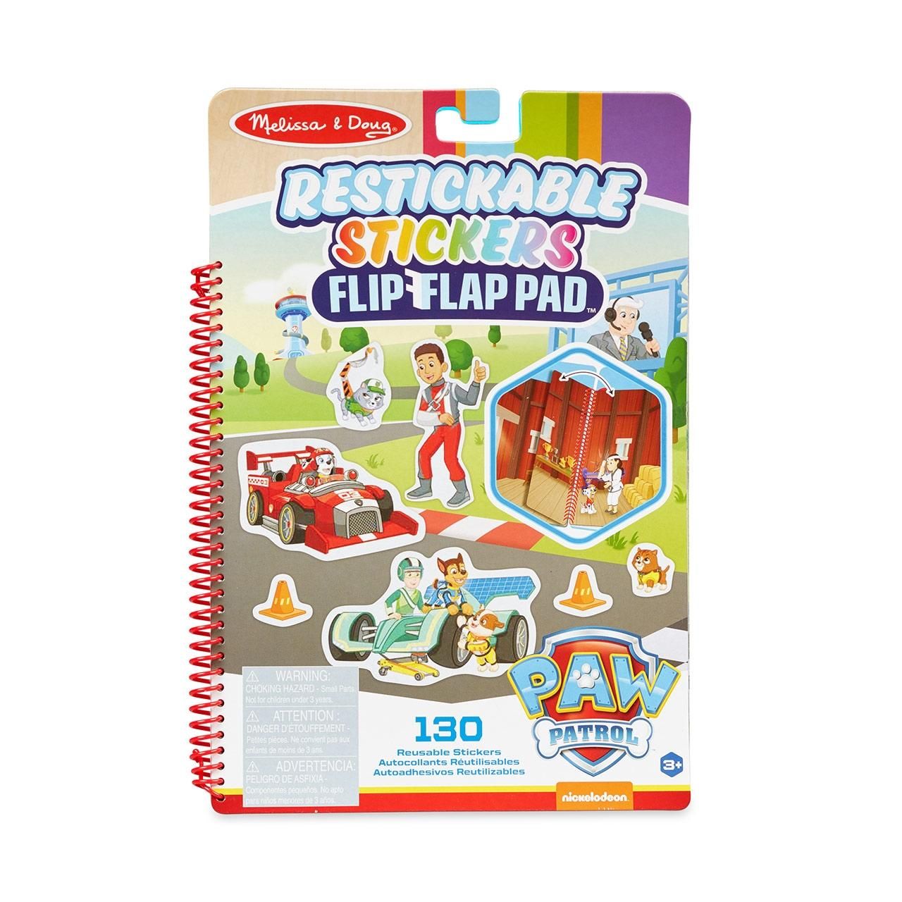 M&D Újrahasználható matrica füzet - Mancs őrjárat / Küldetések