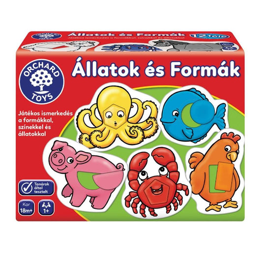 Állatok és formák - Játékos ismerkedés a formákkal, színekkel és állatokkal
