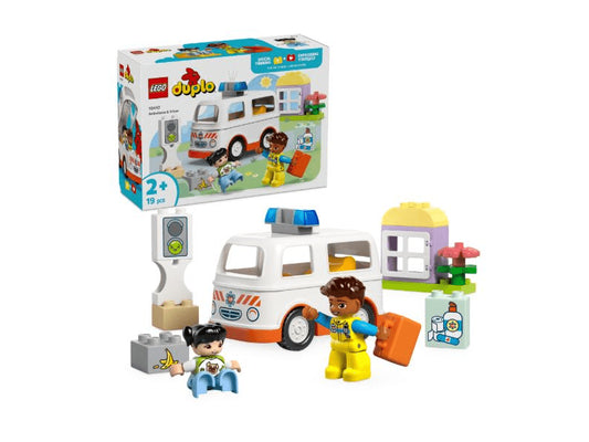 LEGO Duplo Mentőautó és mentősofőr