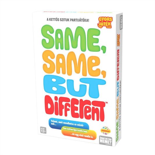 Same, same, but different partijáték